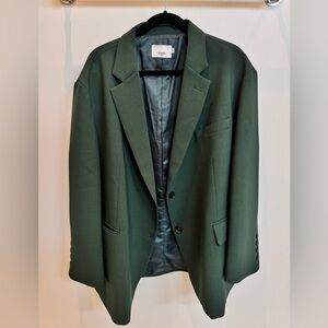 Frankie Shop Oversize Green Blazer
